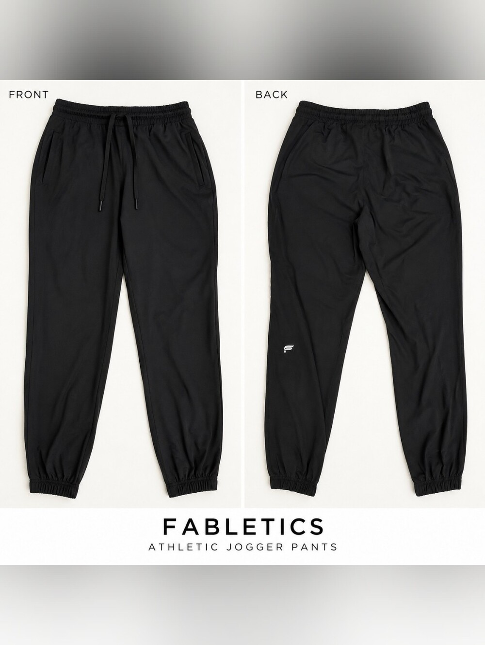 Fabletics Women’s Black Athletic Jogger Pants Size S